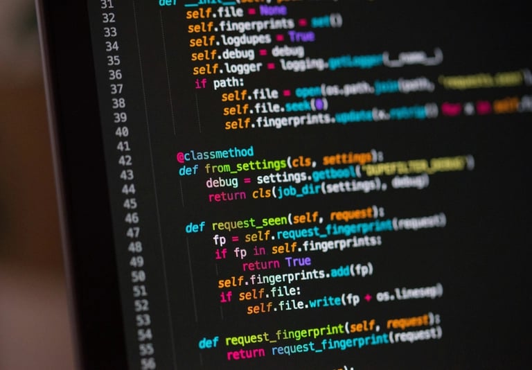 lines of programming code