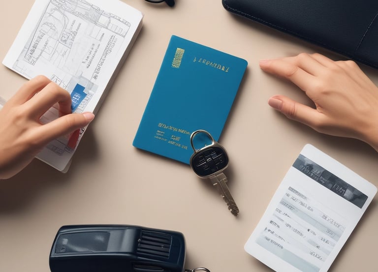 person holding black and brown book