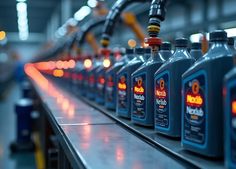 Nexlub Private Labelling Production Line