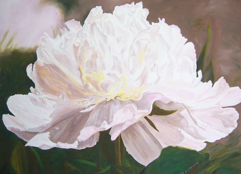 floral flower art for sale or commission painting