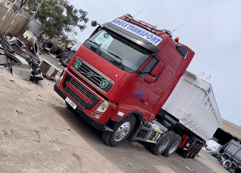Quarry material transportation services across the UAE