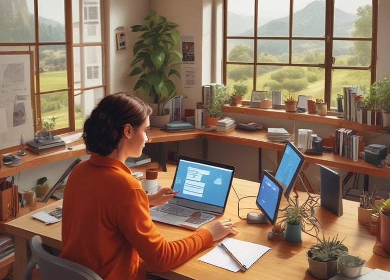 A community workshop where local leaders and entrepreneurs collaborate around a table.