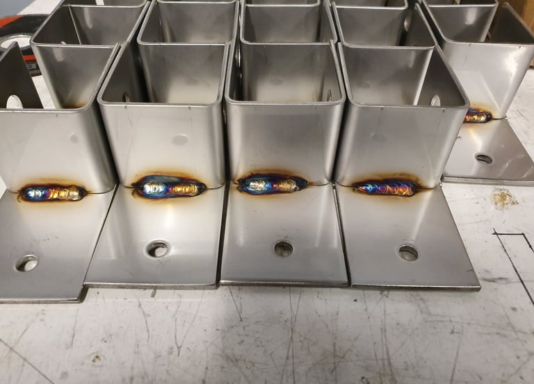 stainless steel metal fabrication production 