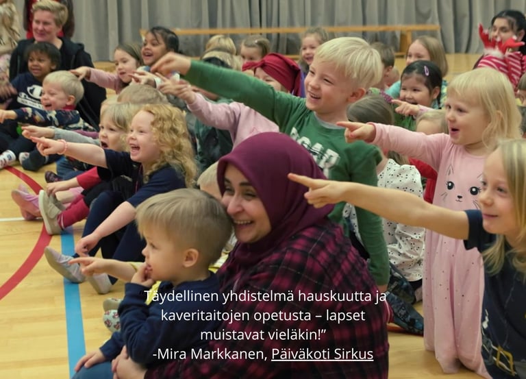 Taikuri päiväkotiin