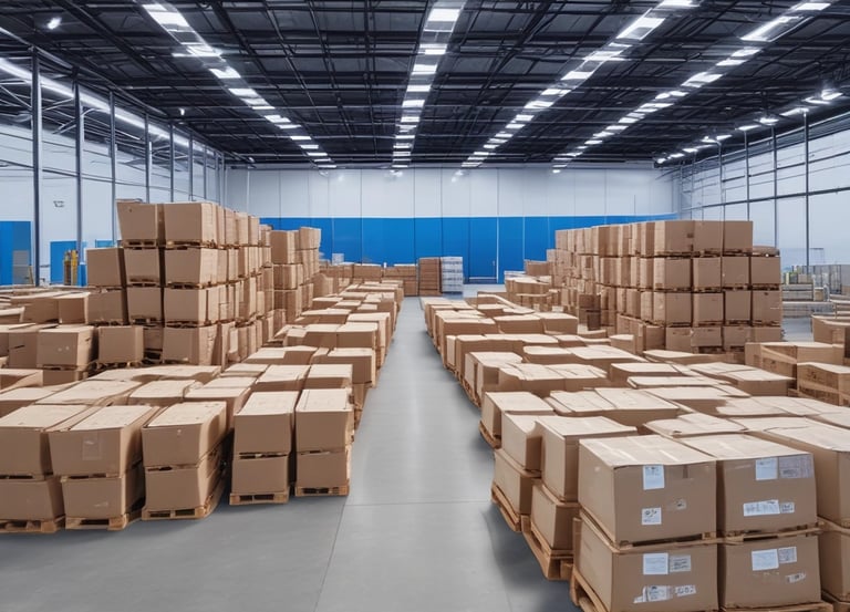 A sleek refrigerated truck loaded with crates of fresh onions and peppers ready for export.