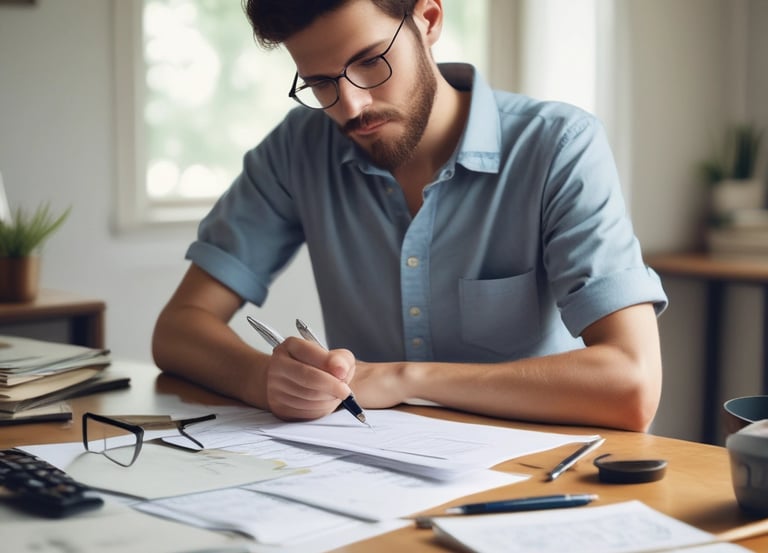 A clean, professional green-themed graphic showing financial concepts for beginners.