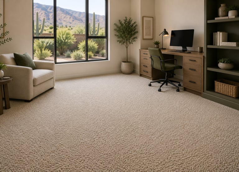 Eco Frog Carpet Care Cleaned Den/Office Carpet