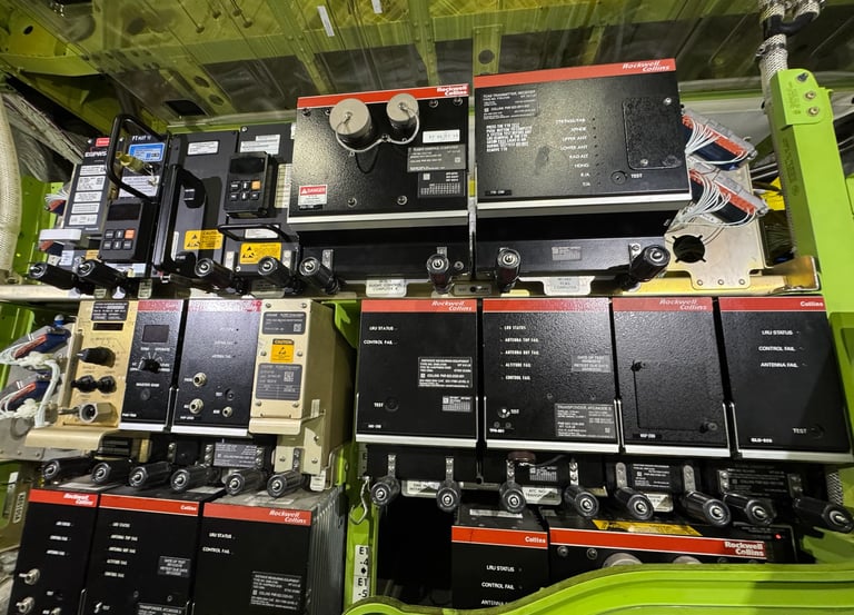 Create the avionics list of an aircraft by uploading pictures taken on EE Bay