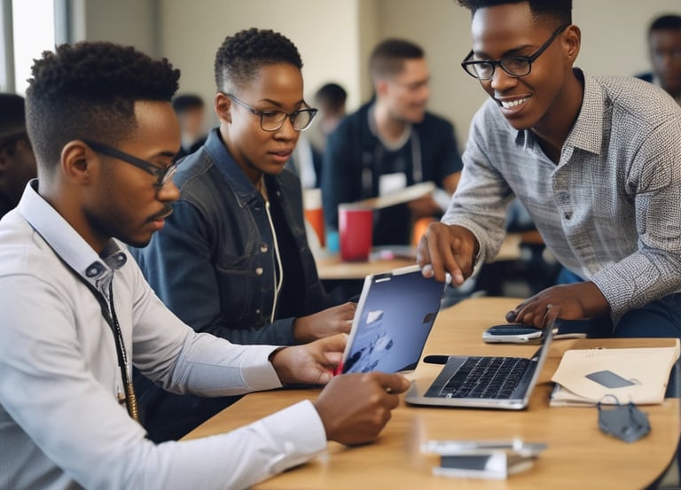 A couple of trucks that are on a road