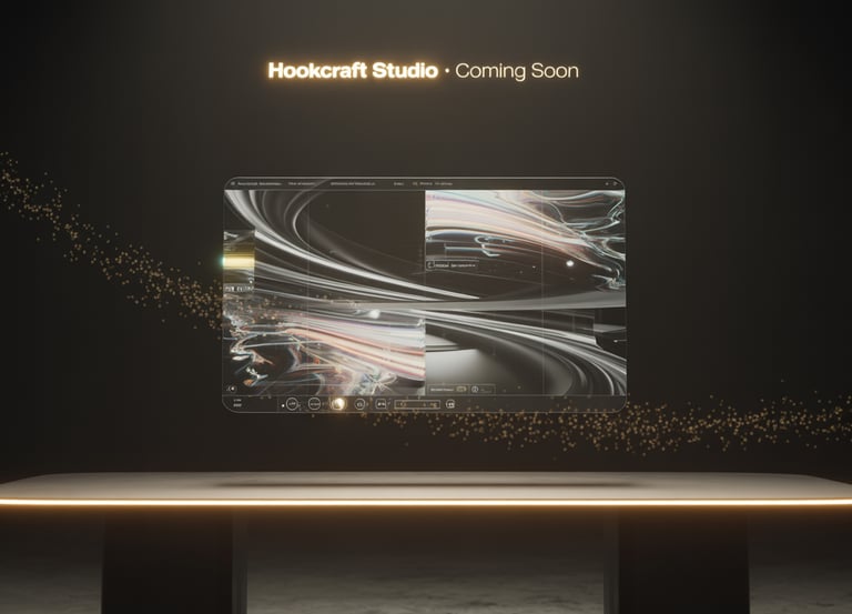 Hookcraft studio software (coming soon)