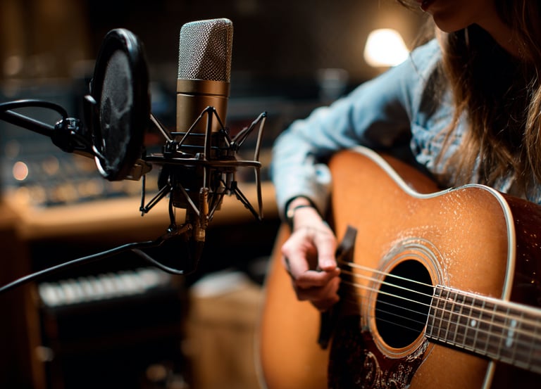 Gravação de áudio