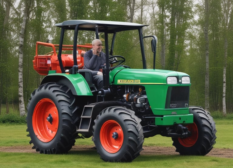 Photo of rich, dark biochar soil amendment being spread on a farm field.