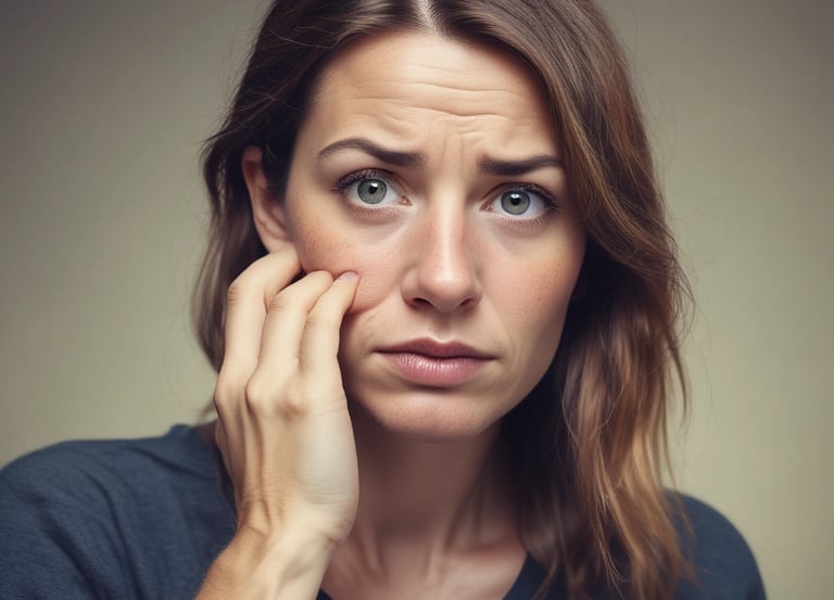 A friendly coach listening attentively during an online video session.