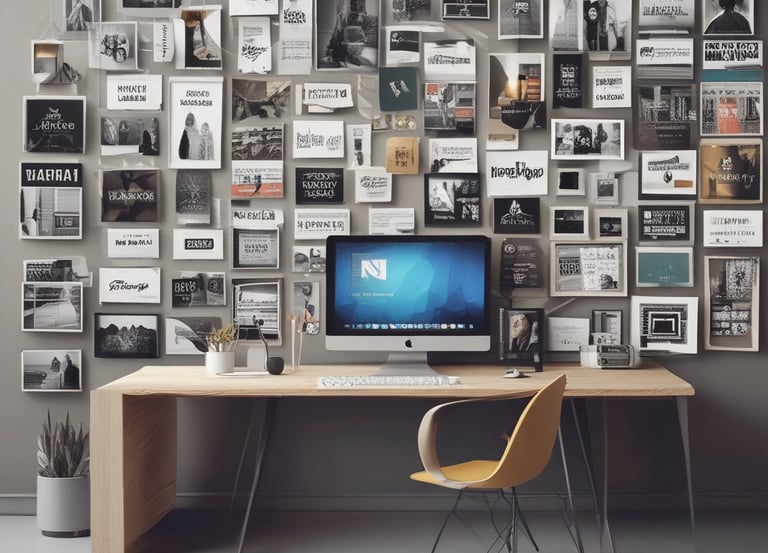 A professional team collaborating over real estate project plans in a modern office.