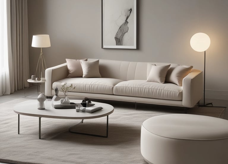 A stylish kitchen setup showcasing Italian furniture.