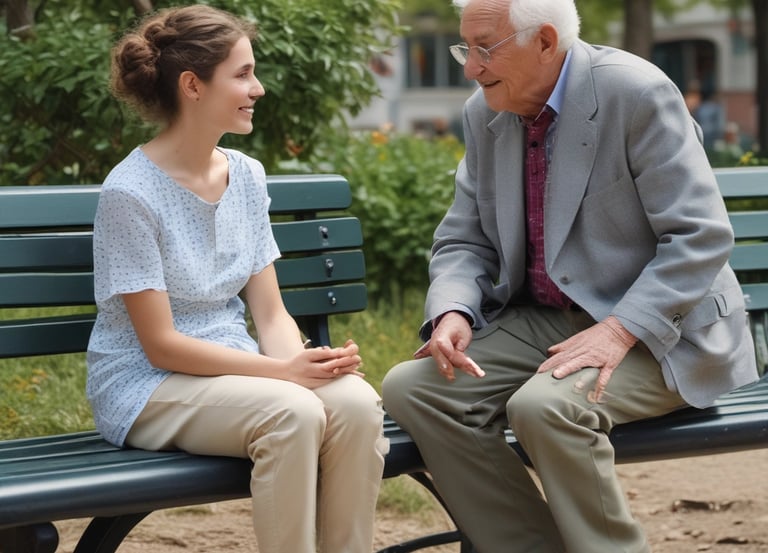 A caring person using a tablet to manage daily caregiving tasks.