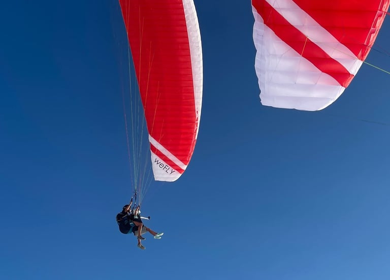 re wefly tandem paraglider