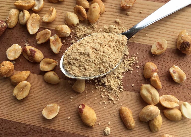 Low fat peanut butter powder high protein private label supplier