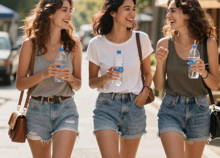 A confident person lifting weights in a sunlit gym, radiating strength and determination.