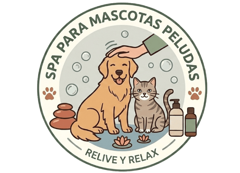 Logotipo de spa para mascotas