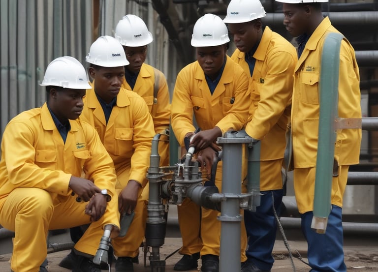 Photo of a corporate training session with engaged professionals around a workshop table.
