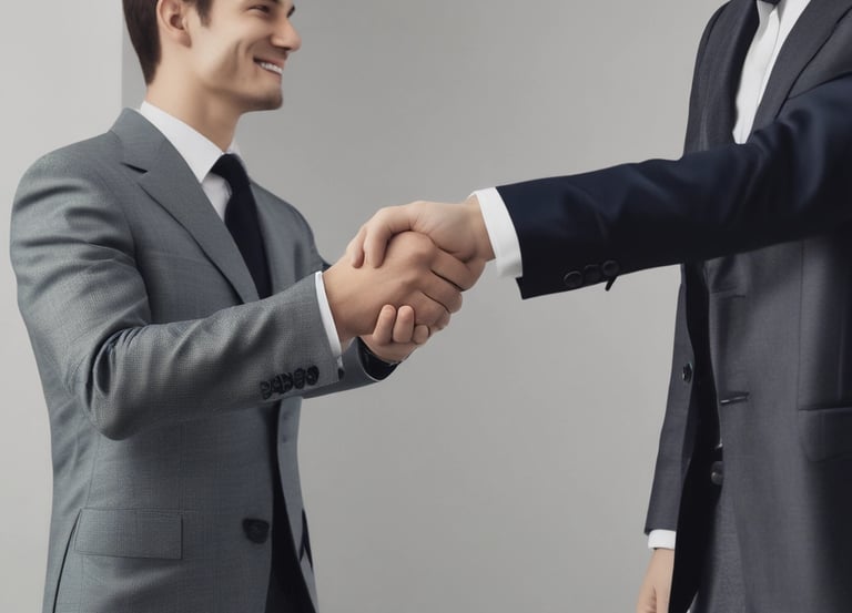 Modern office scene showing a team collaborating on AI integration strategies.