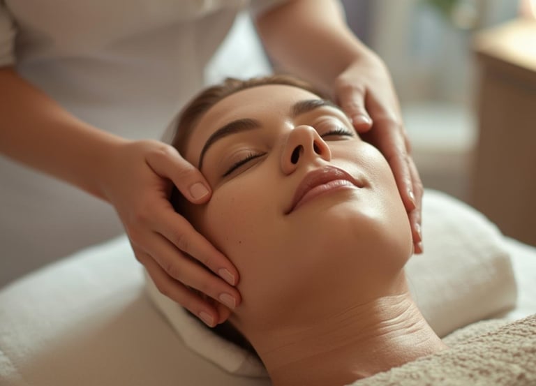 Relaxing Non-surgical face-lifts at new you laser therapies uk