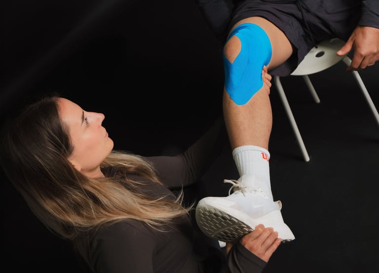 Kinesiologisches Taping bei Physio & Sports Karlsruhe