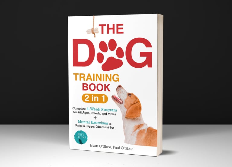 Evan and Paul O'Shea Amazon bestseller authors of The Dog Training Book 2 in 1 