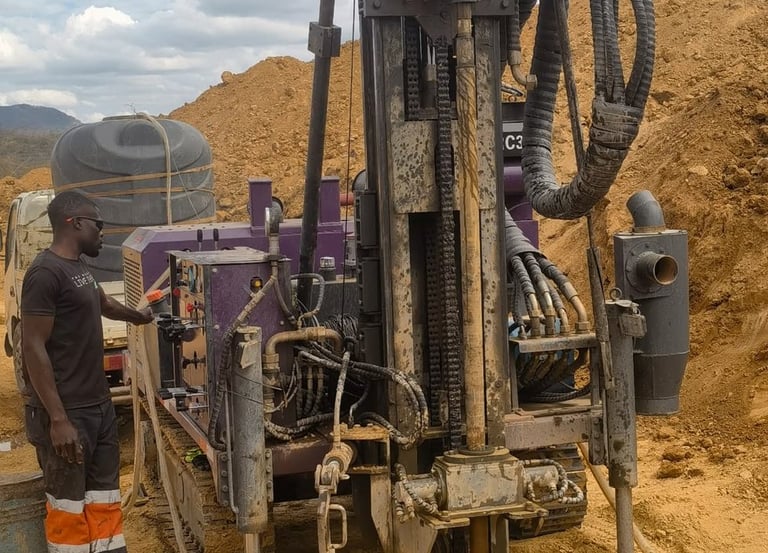 Elegance Mining and Construction Company - Drilling machine