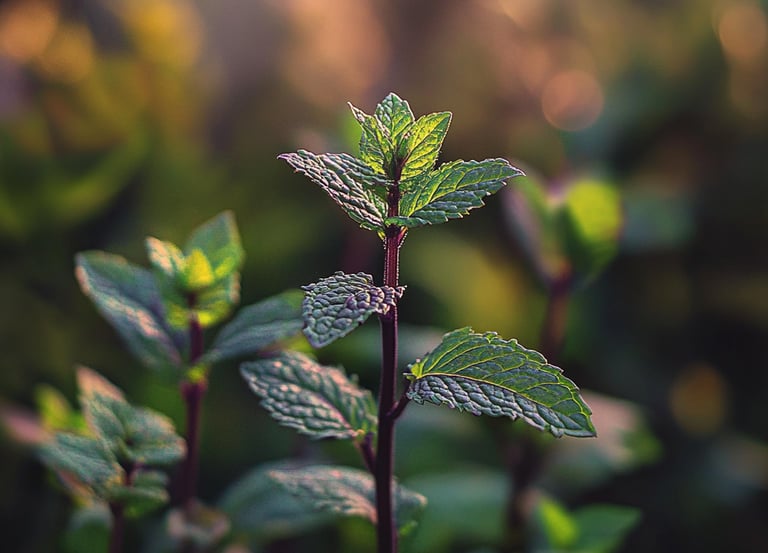 Huile essentielle de menthe poivrée