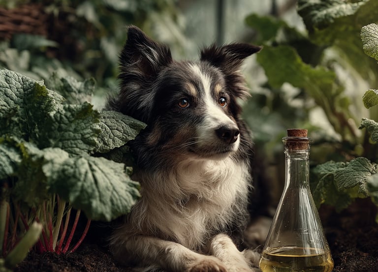 Border Collie et leucidal
