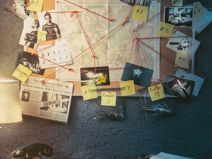 a desk with a typewriter and a typewriter