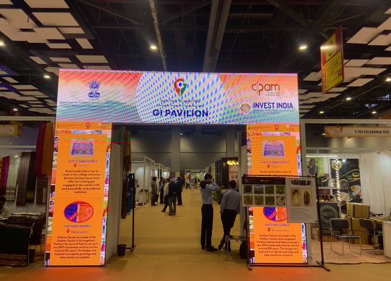 Chamber India at the GI Pavillion, India International Trade Fair