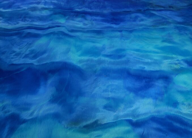 Blue Metallic Epoxy Floor
