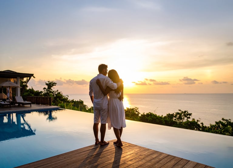 Clientes internacionales disfrutando de vivienda vacacional en Costa Blanca