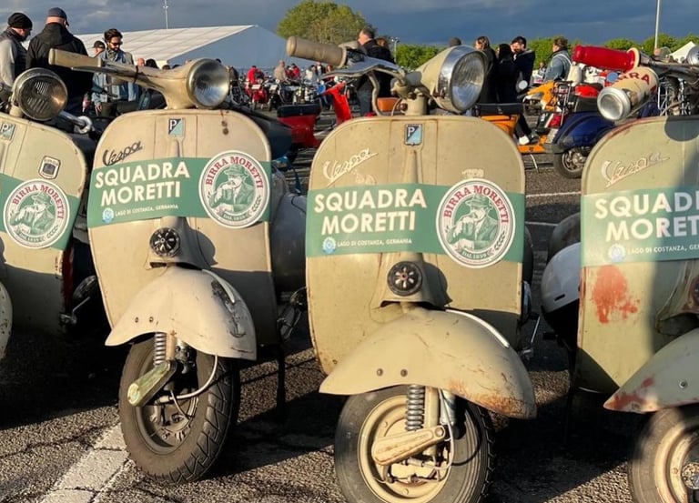 Hier die SQUADRA MORETTI, kennengelent in Pontedera