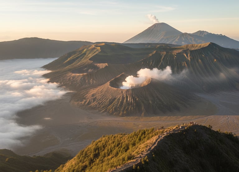 Sunrise at Mt. Bromo Crater