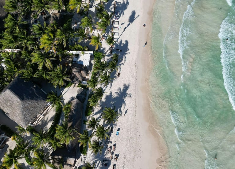 plage vue drone paseo tours