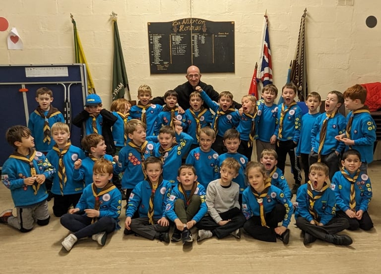 Richard, community ambassador for 25th Allerton Scout Group with the Beavers