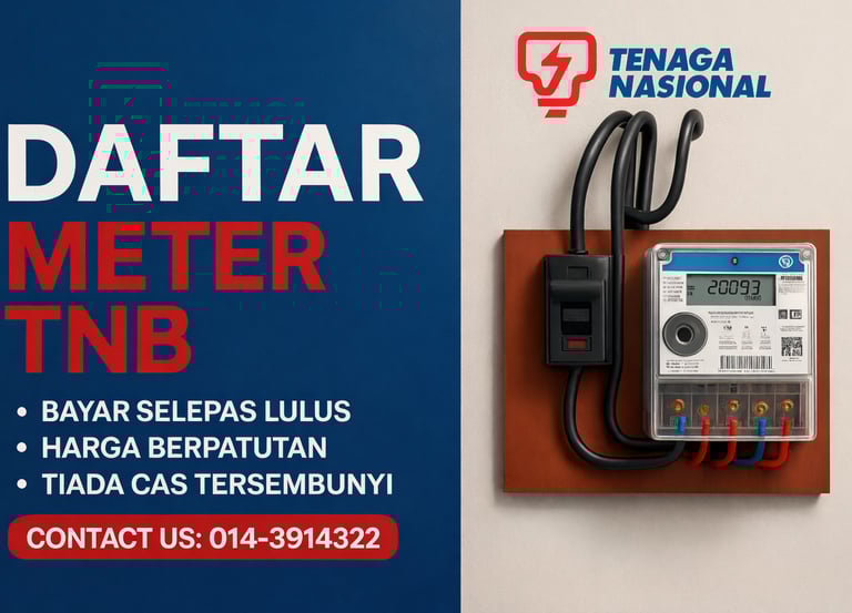 daftar meter tnb suraya