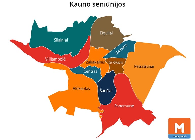 Kauno rajonai