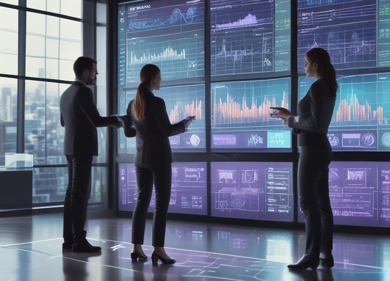 A visual representation of a CRM platform showcasing analytics and customer interactions.