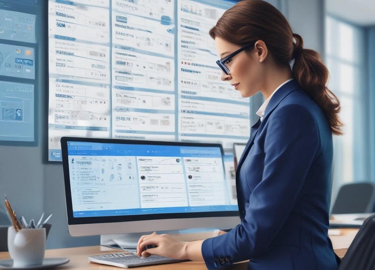 A visual representation of a CRM platform showcasing analytics and customer interactions.