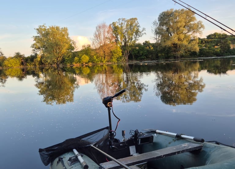 a boat with a camera attached to it