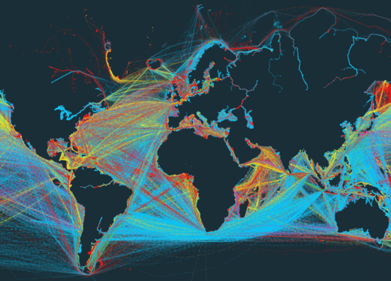 global shipping lanes