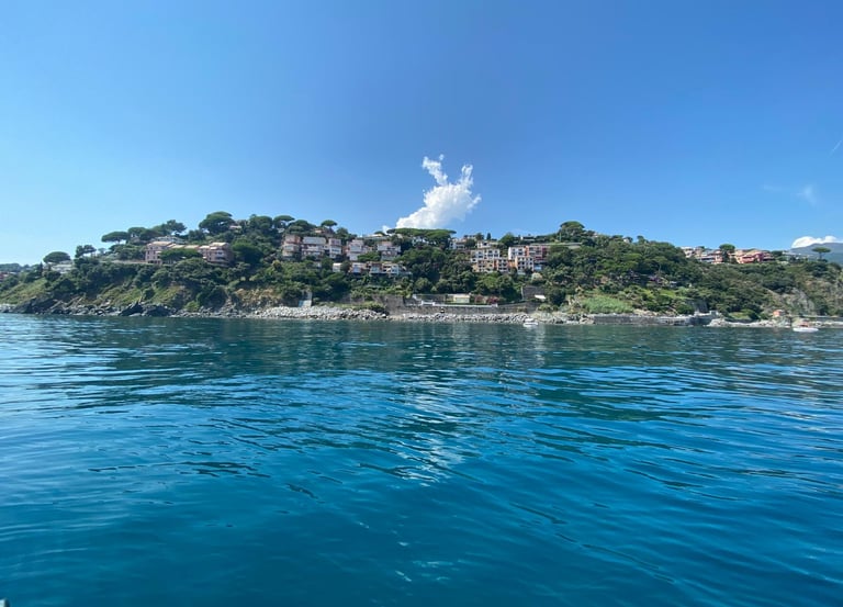 Custom private boat tour along the Ligurian Riviera