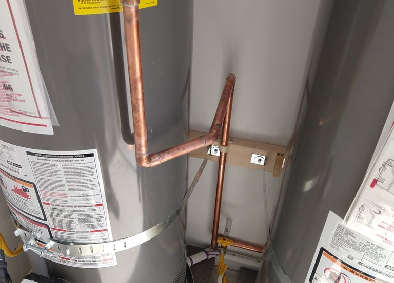 double water heater installation
