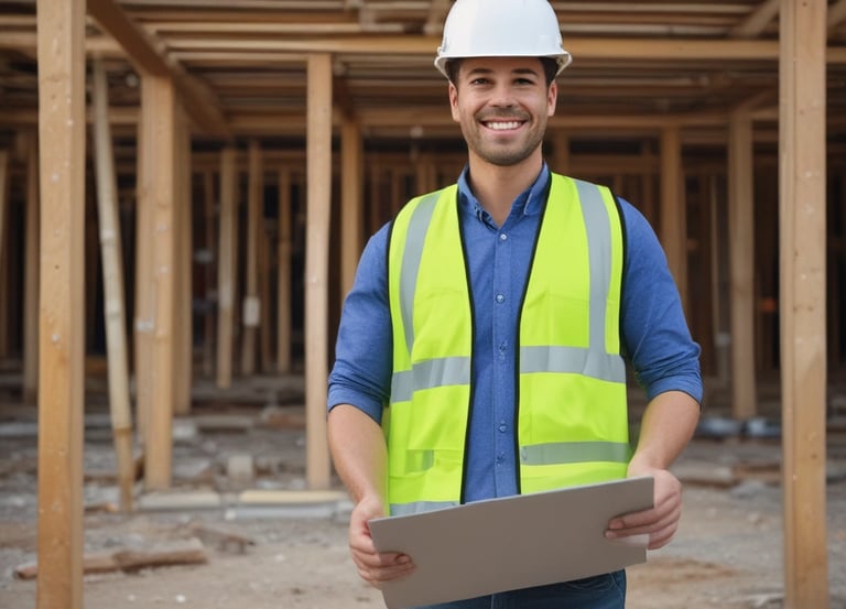a construction project manager working on a remodel in Austin