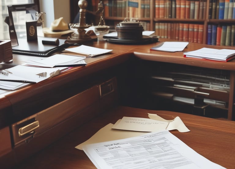 A friendly consultant assisting a small business owner with paperwork in a cozy office.